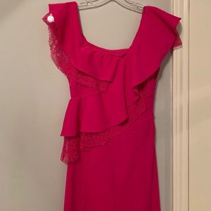 Pink jumpsuit romper